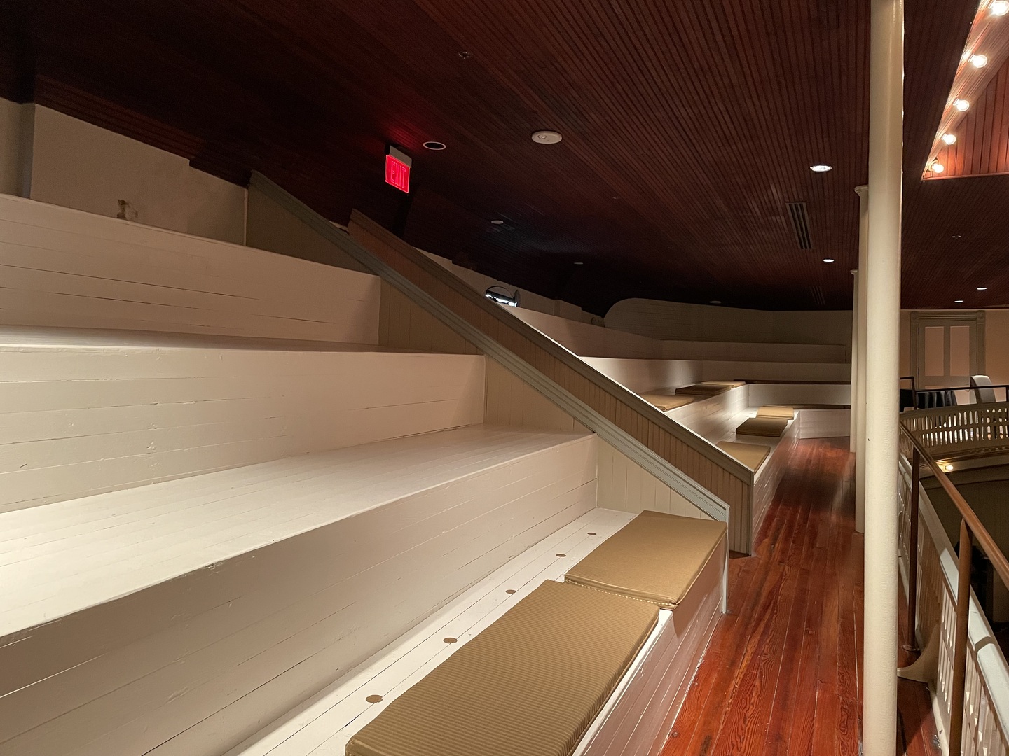 View of upstairs seating