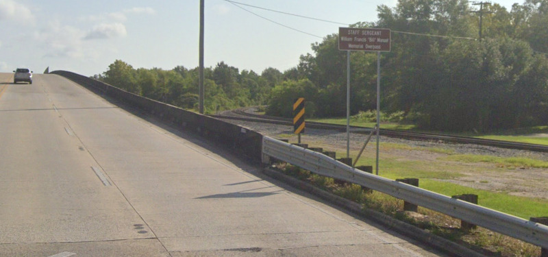 Overpass signage