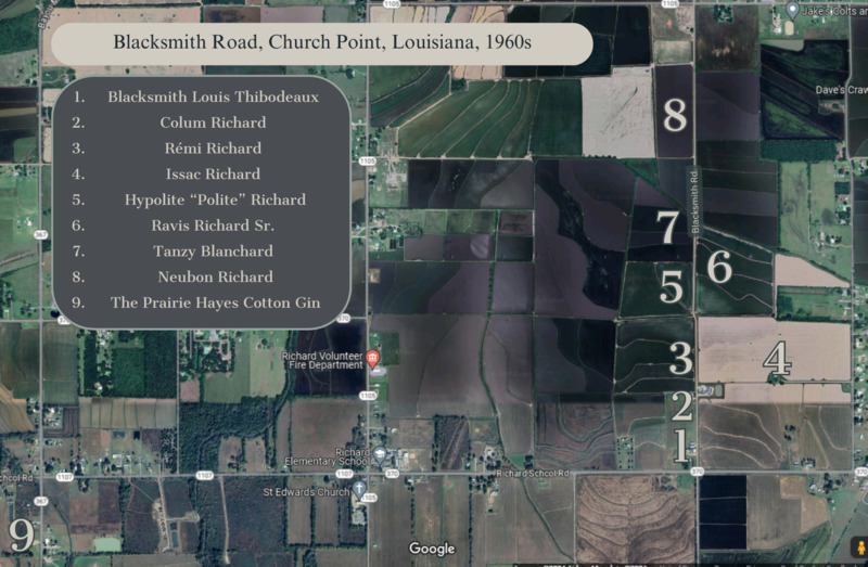 Map of Blacksmith Road