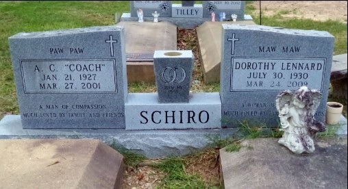 Coach A.C. Schiro Grave Site
