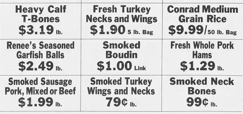 Smoked Boudin - First Advertised