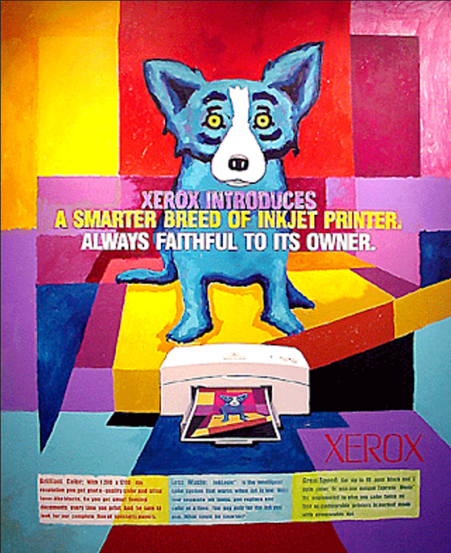 Xerox Blue Dog