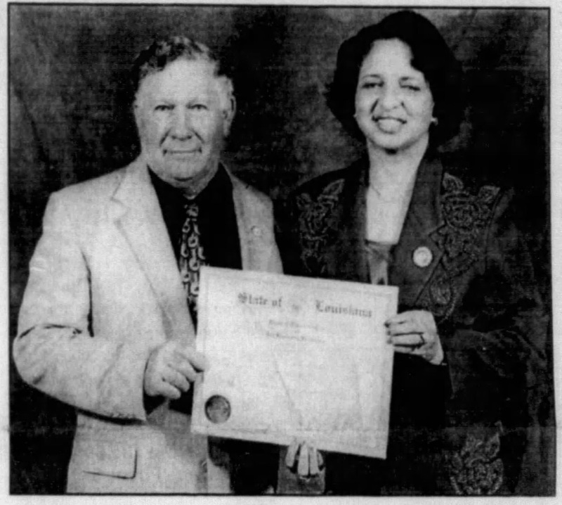 Rep. Kenney receives a Rural Achievement Award in 1997.