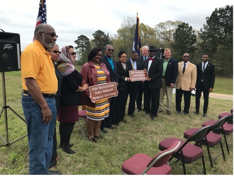 DOTD holds dedication ceremony for State Rep. Pinkie Wilkerson Memorial Interchange