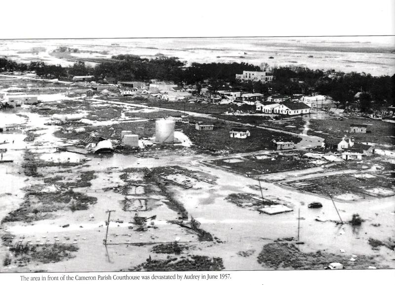 Cameron Parish after Hurricane Audrey