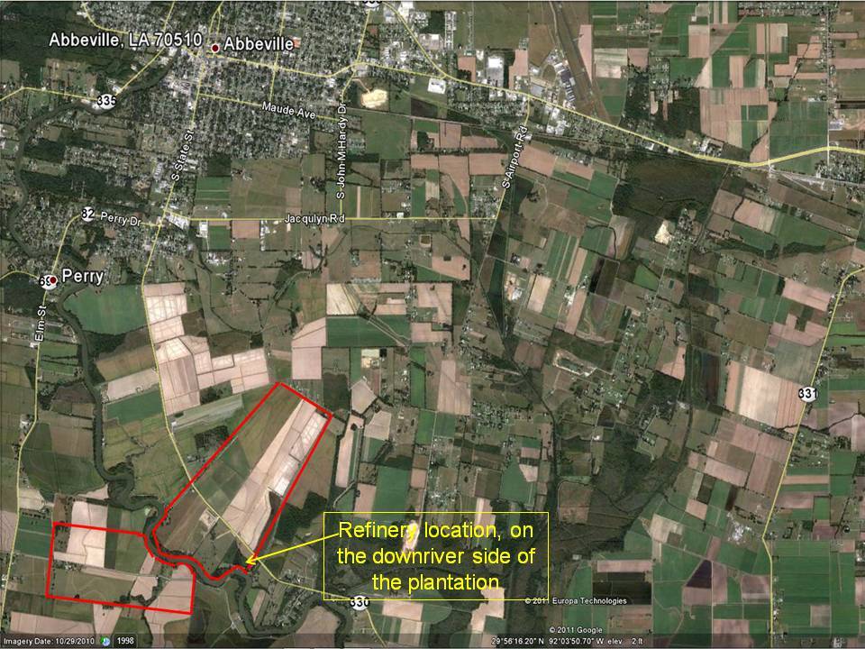 Map of Rose Hill Plantation