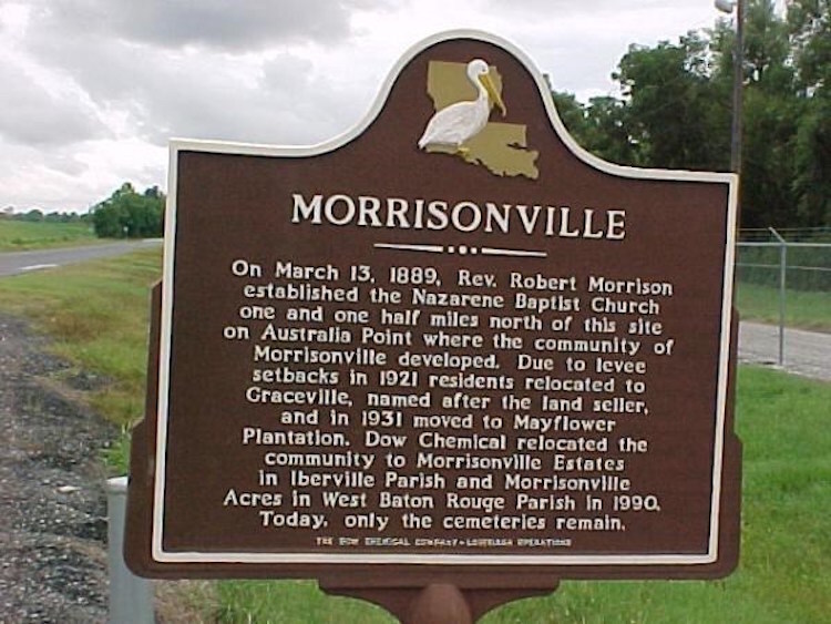 Morrisonville's Marker