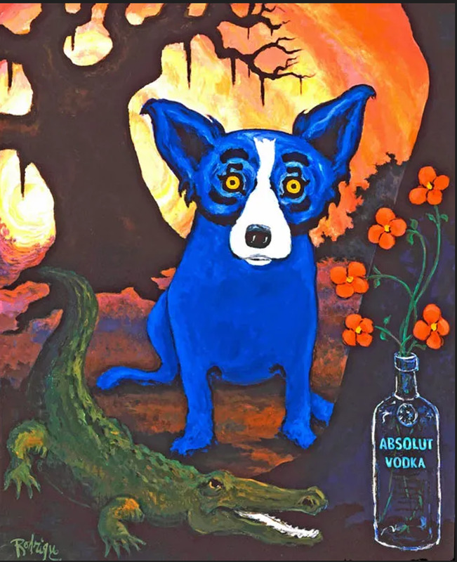 "Absolut Blue Dog"