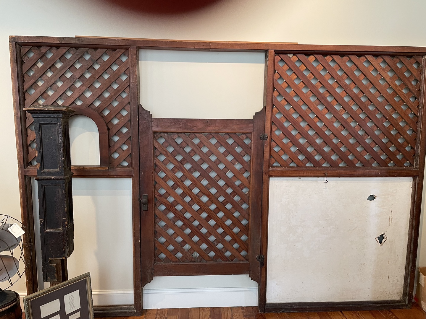 Part of the old ticket booth in the Grand Opera House museum