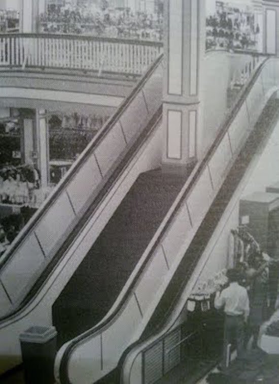 Escalator in Heymann's Department Store