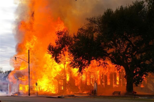 Fire at Immaculate Conception