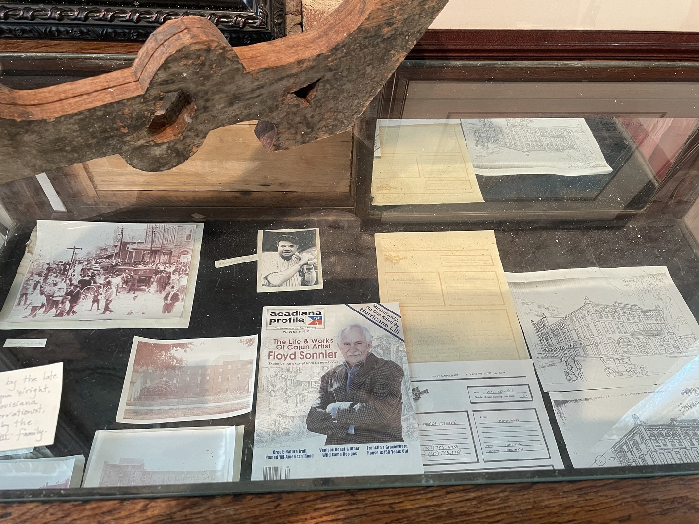 Old memorabilia in the Grand Opera House museum on the 2nd floor