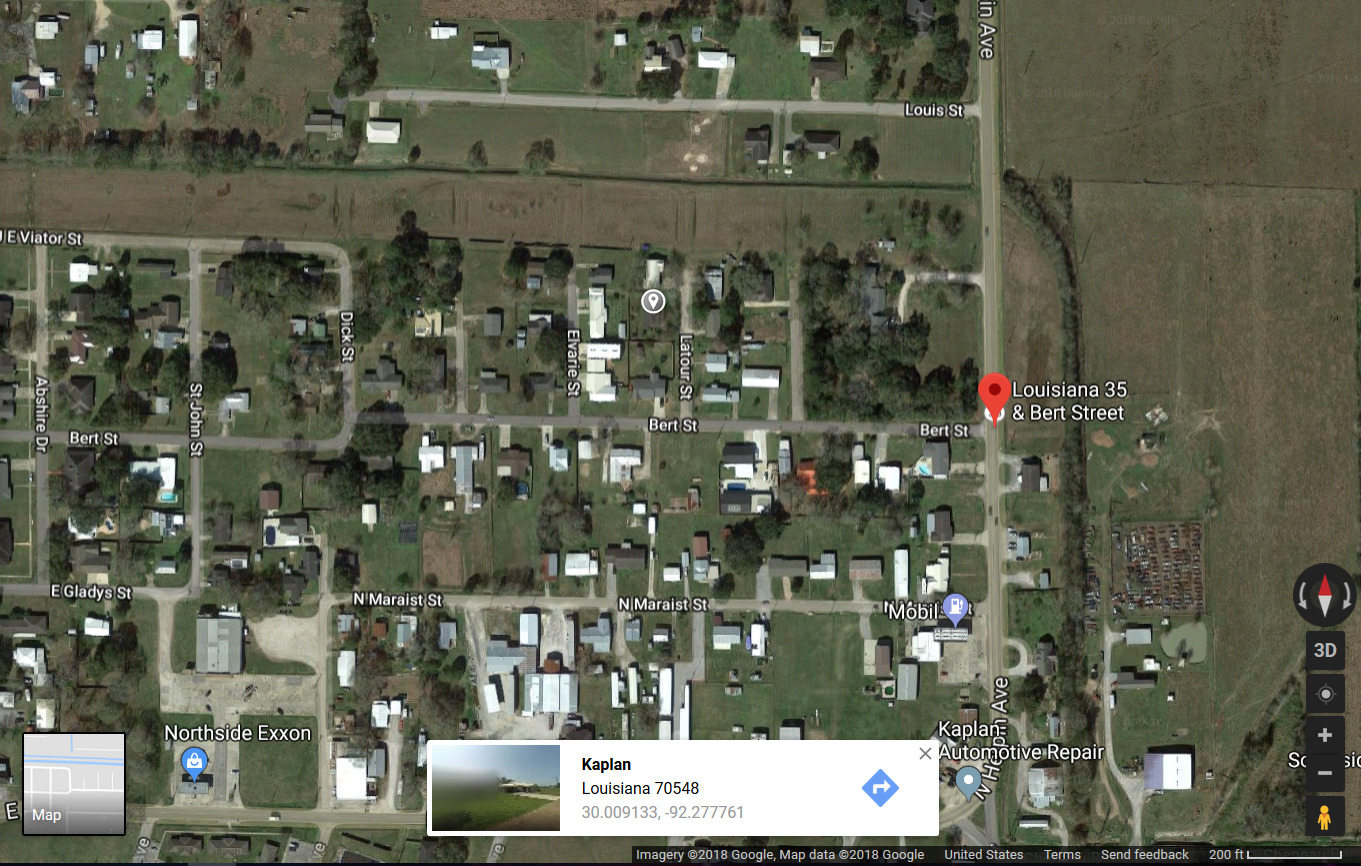 The POW Camp was on the north side of Kaplan off North Herpin Ave.
