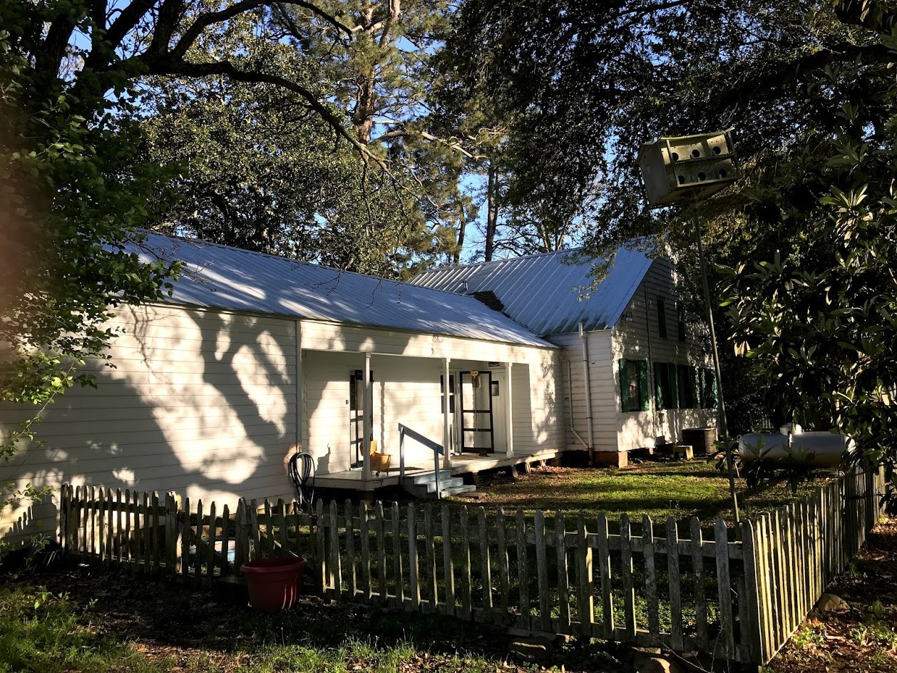 Additions were made to the original part to make the house into a modern, functional home.