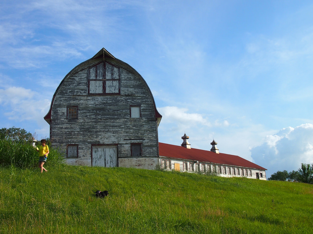 Dairy Barn and part of the living quarters.