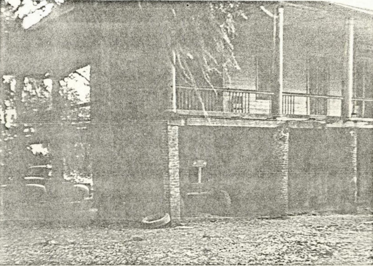 The Darby Plantation Home before it was destroyed by fire in 1979.