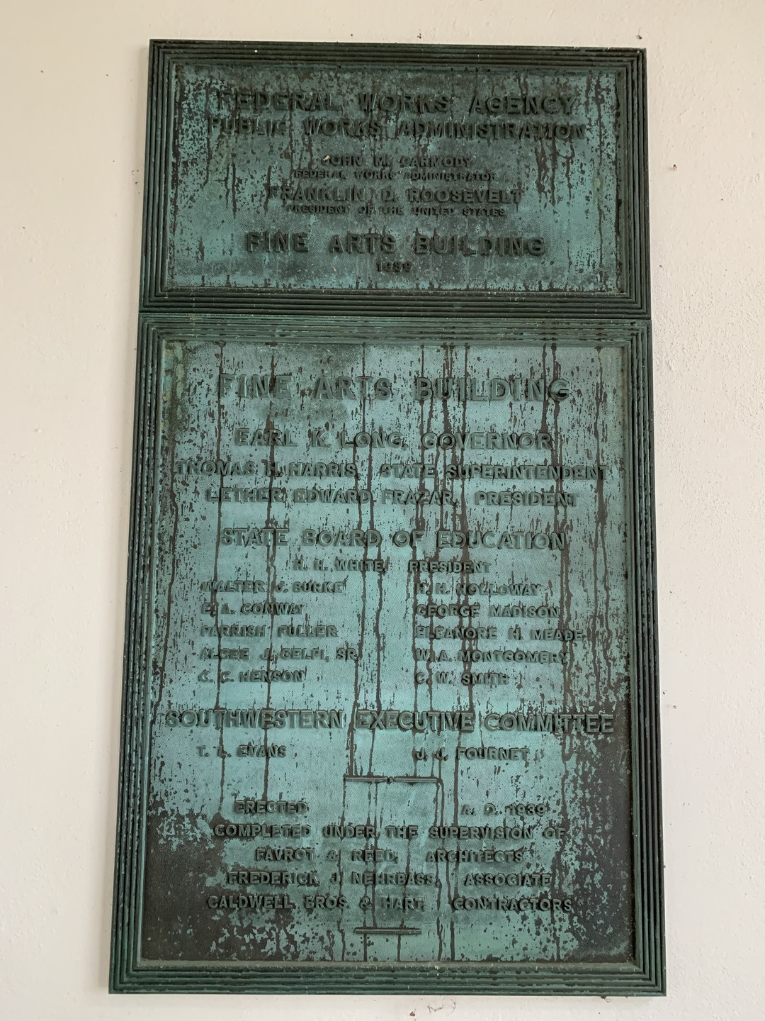 Burke Hall Plaque