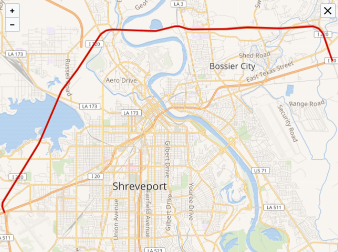 Physical location of Johnny Wyatt Memorial Highway