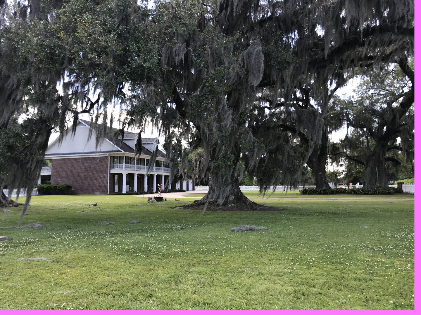 The reconstructed Darby Plantation uses much of the original plans and footprint of the first home but adds the conveniences of a modern home.