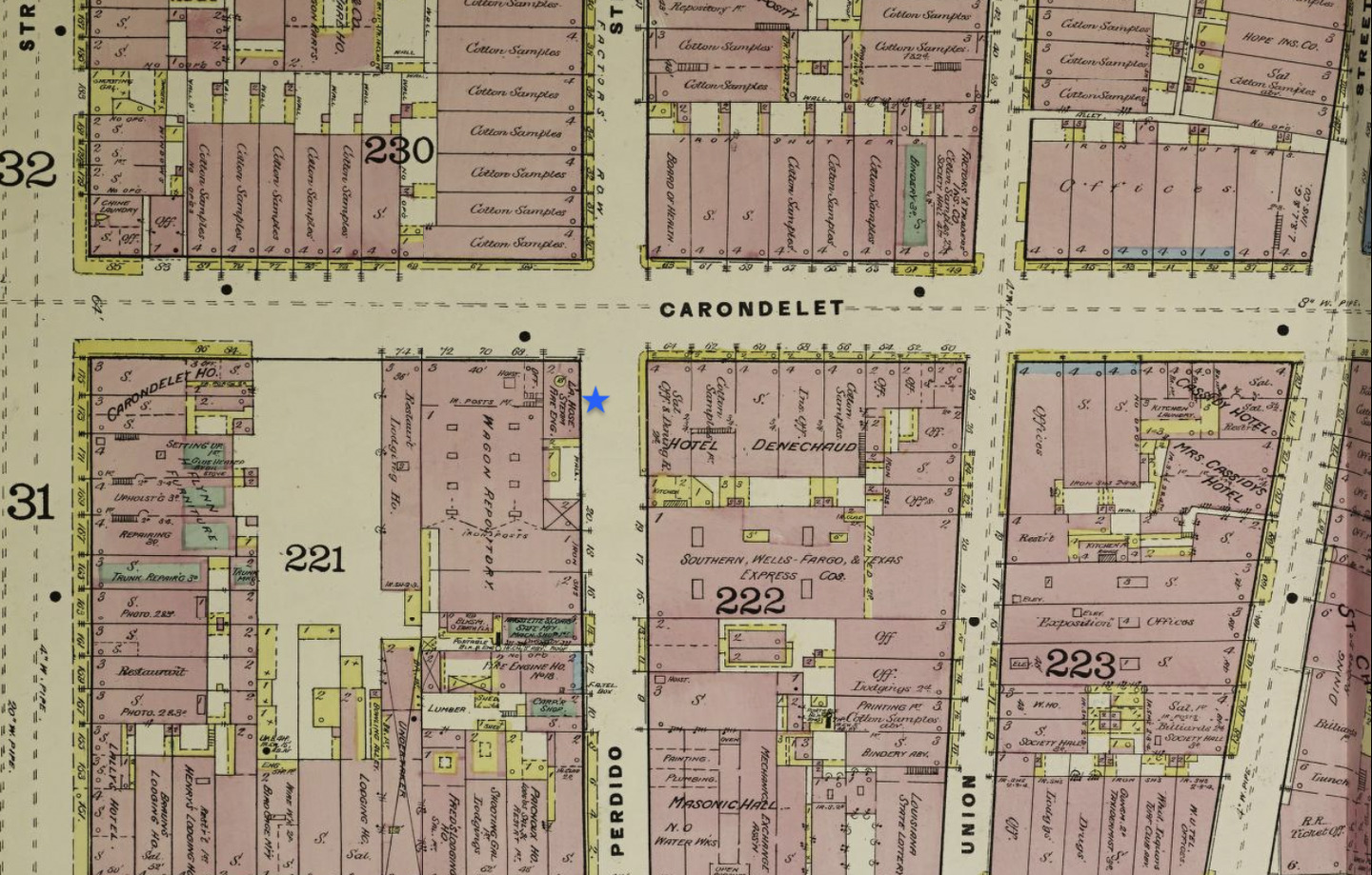 The Block in 1885