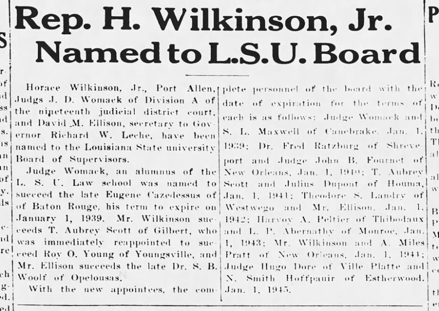 Horace Wilkinson Jr.