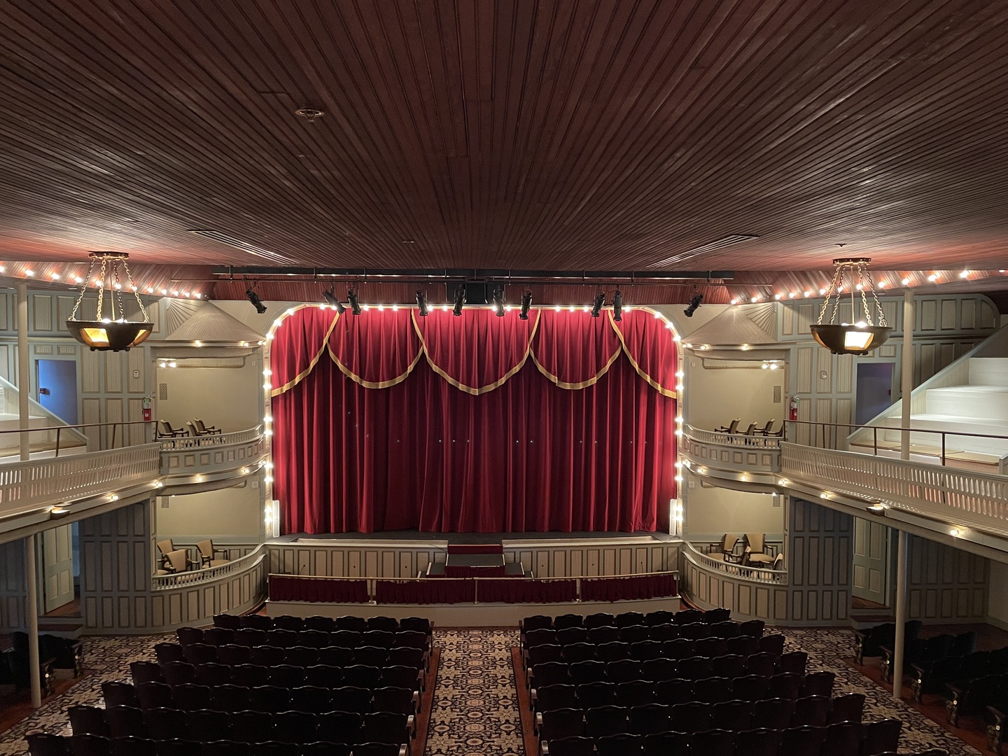 Upstairs View of Center Stage